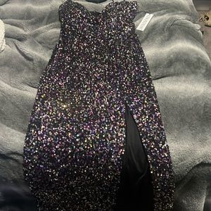 Designer cocktail dress